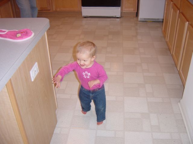Baby Mary Walking!