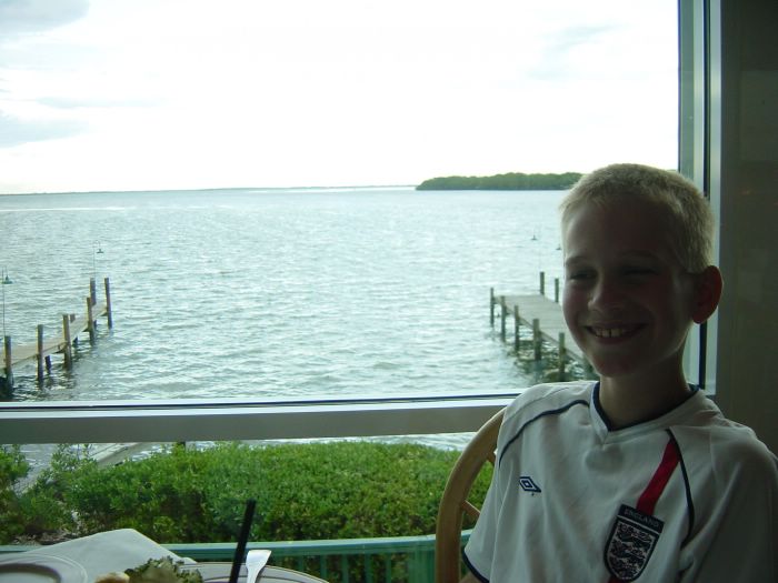 Mike looking out of Green Flash