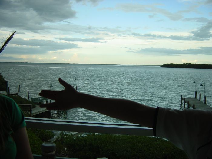 Mike looking out at Green Flash