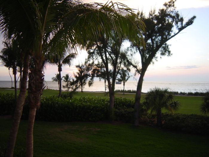 View of Redfish pass from our room
