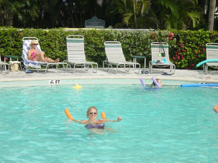 Mike in SHoe Print Pool