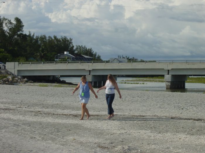 Liz and Mom on Blind Pass