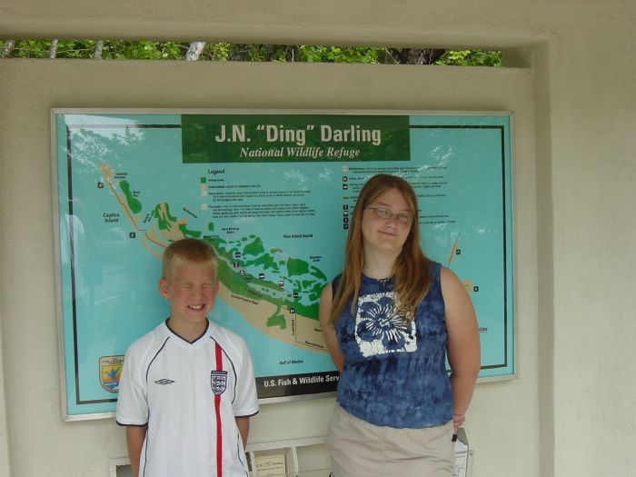 Liz and Mike at Ding Darling Bird Refuge