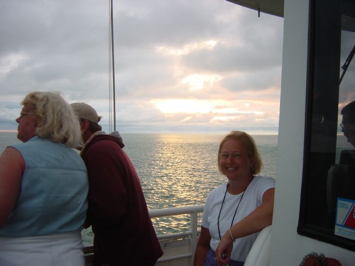 Cathie -- Sunset at Redfish Pass