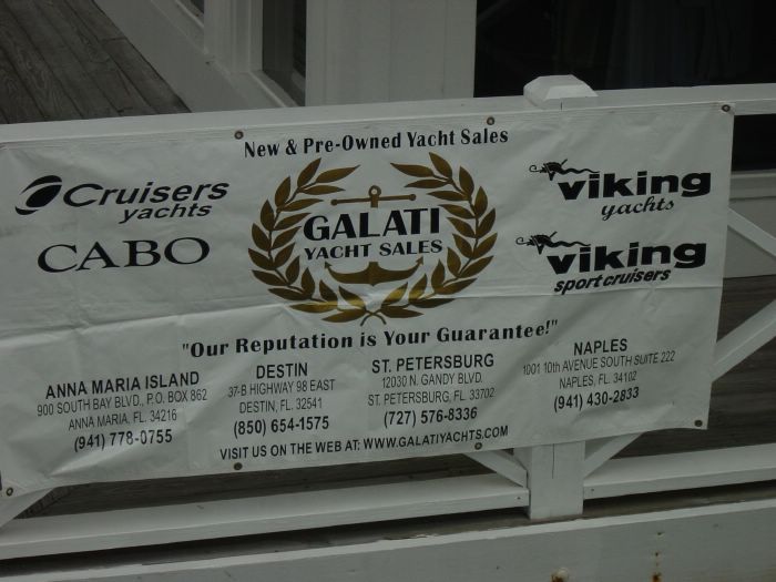 Galati Yacht Sales -- lots of yachts in the marina