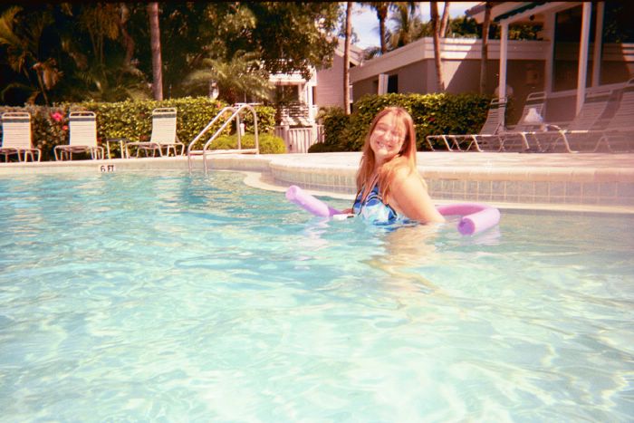 Liz at Shoeprint Pool
