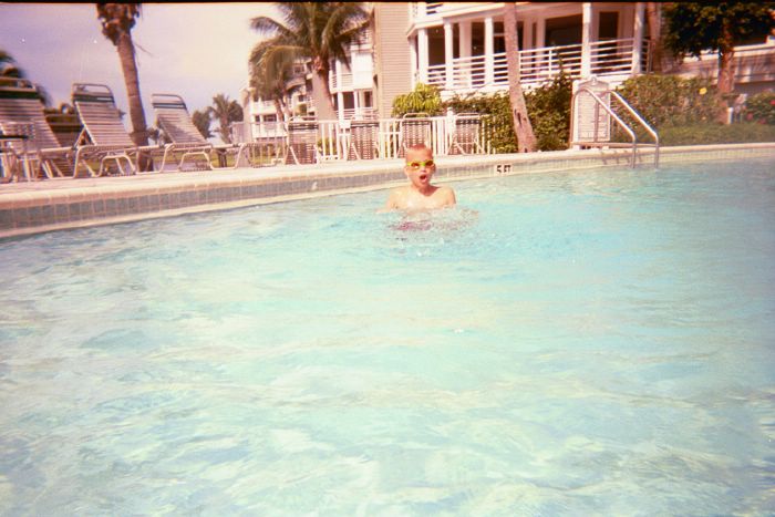 Mike at the Shoeprint Pool