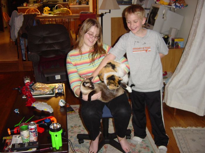 Liz, Mike, and Chocy