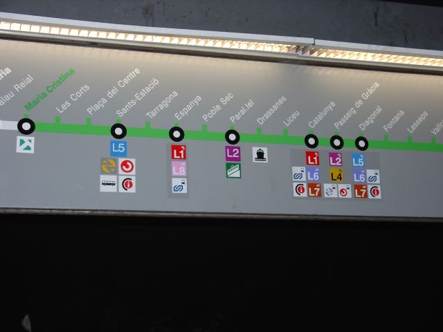 Metro - Maria Cristina to Liceu