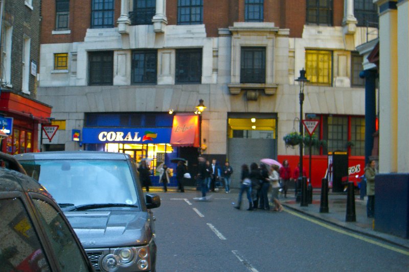 CIMG2053.jpg - Los Locos, 24-26 Russell Street, looking North West up Catherine Street in the Covent Garden area.