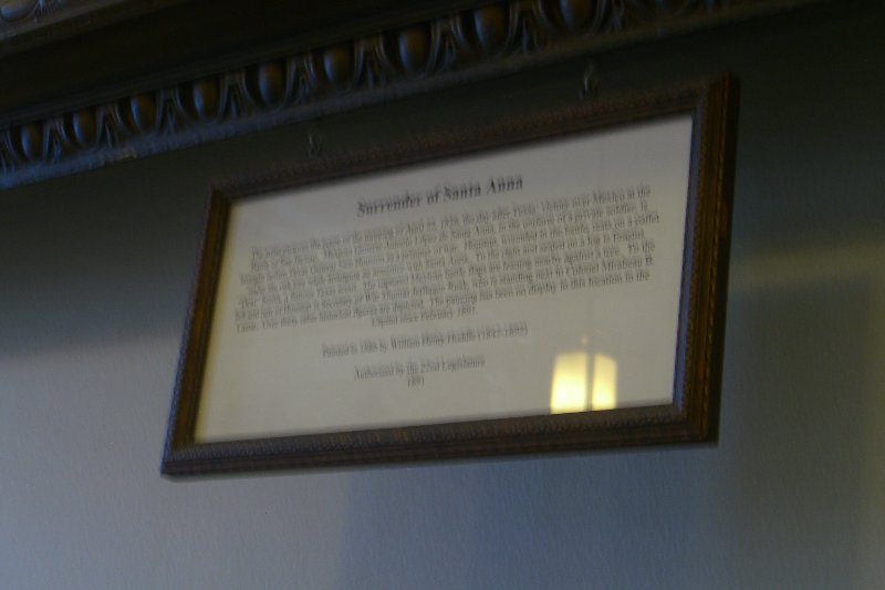CIMG7891.JPG - Inside the Texas State Capitol - Surrender of Santa Anna