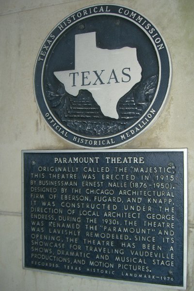 CIMG8001.JPG - Paramount Theatre -- Originally called the "Majestic" this theatre was erected in 1915...