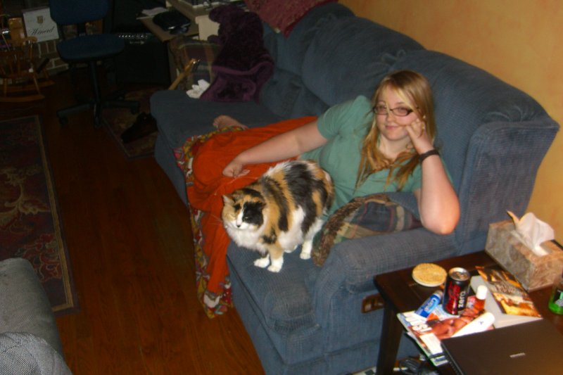 CIMG8460.JPG - Kitties Celebrating Cathie's Birthday