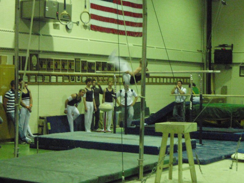 P3050018.JPG - York High School Gymnastics Meet 3/5/08