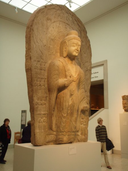 P2160092.JPG - Buddhist Stela: Maitreya Buddha