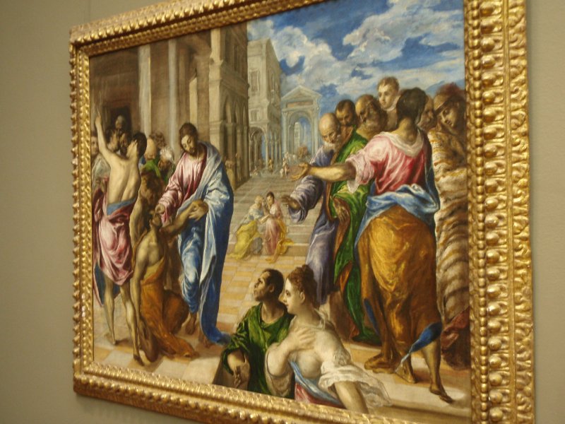 P2160105.JPG - The Miracle of Christ Healing the Blind by El Greco 1541-1614
