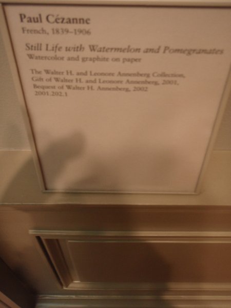 P2160141.JPG - Still Life with Watermelon and Pomegranates by Paul Cezanne, 1839-1906