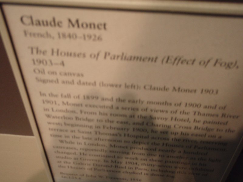 P2160151.JPG - The Houses of Parliament (Effect of Fog) 1903-4 by Claude Monet 1840-1926