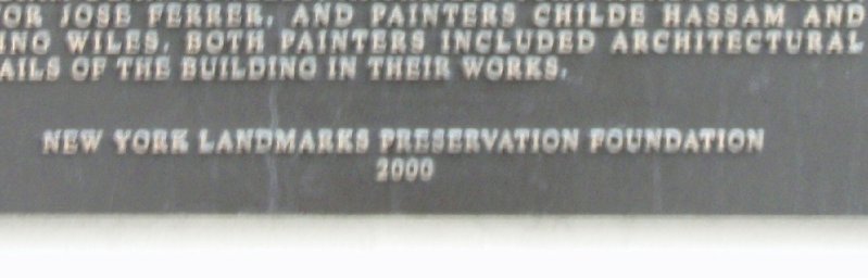 P2160183zoom.jpg - 130 West 57th Street Designated Landmark New York City 1907