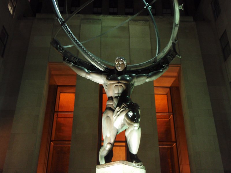 P2160227.JPG - Atlas at Rockefeller Center, sculptor Lee Lawrie