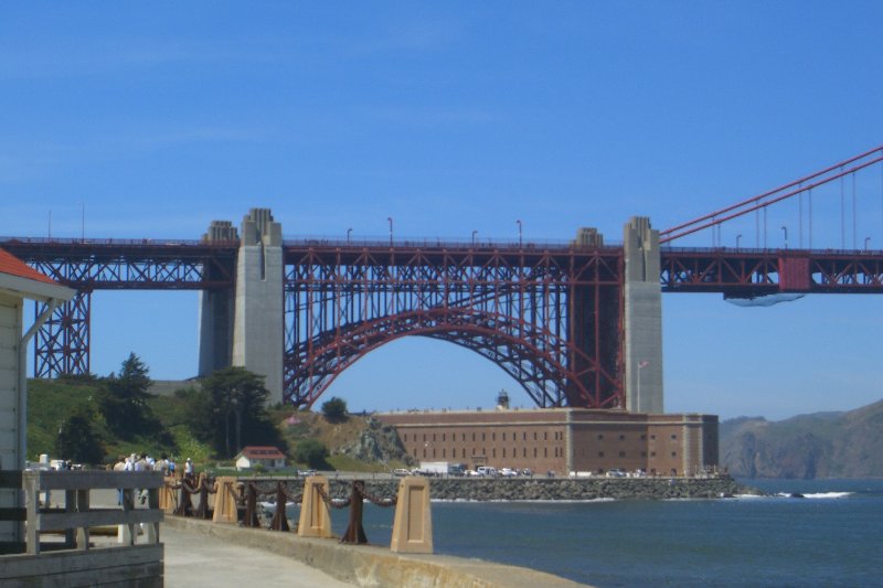 CIMG6455.JPG - Fort Point view from the Old Coast Guard Station