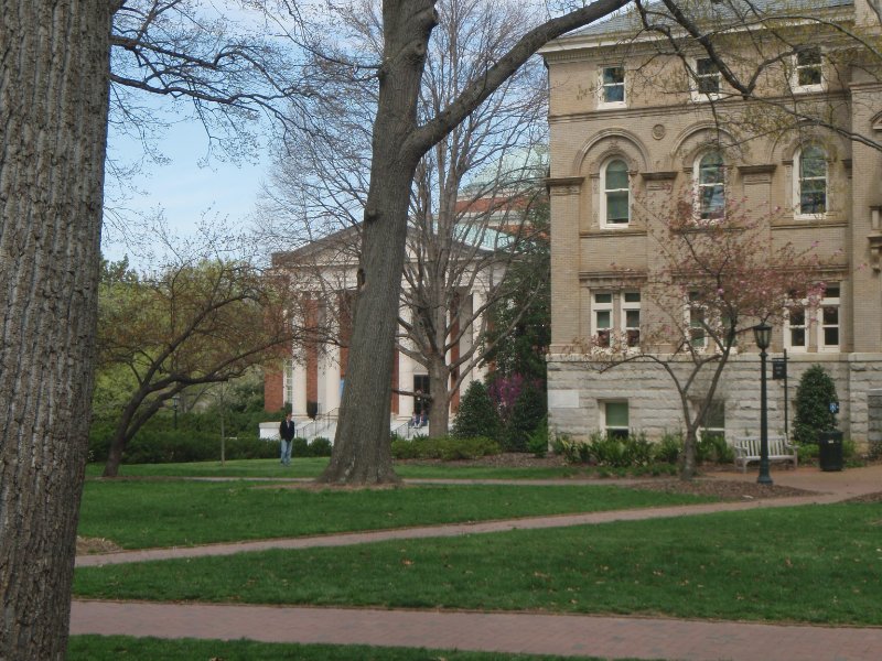 P4020109.JPG - Morehead Planetarium (left), Alumni Hall (right)