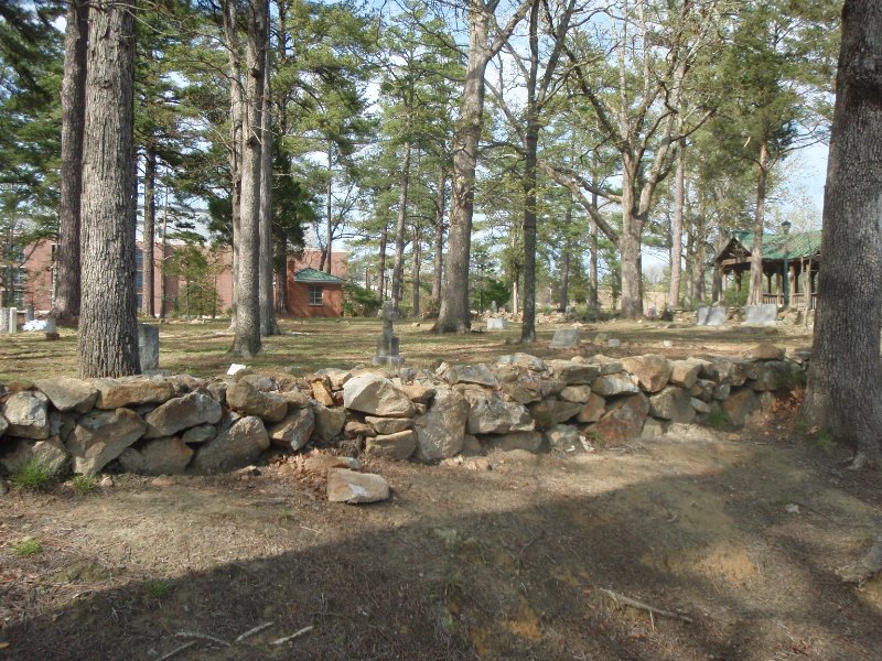 P4020156.JPG - Section B of Old Chapel Hill Cemetery, standing on South Road looking North East