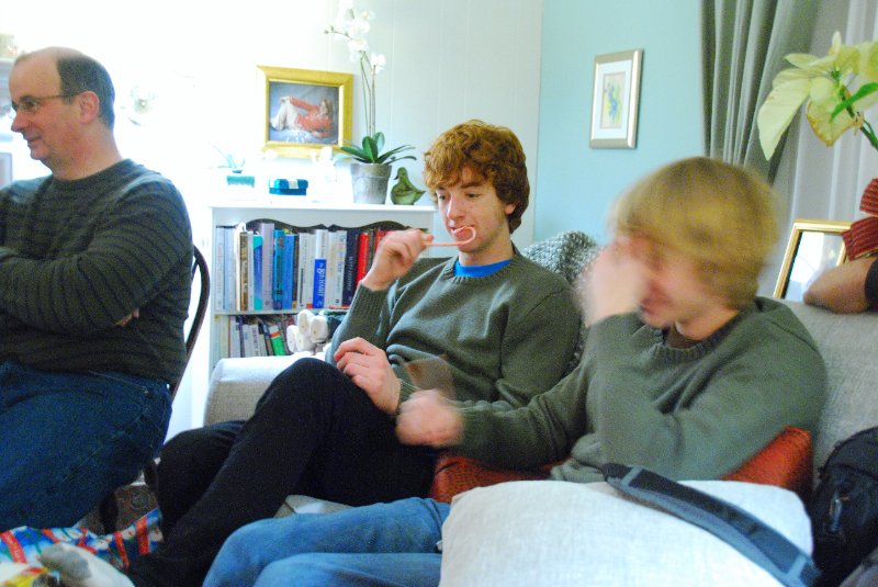 DSC_2059.JPG - Christmas Eve at  Grandma Kozik's