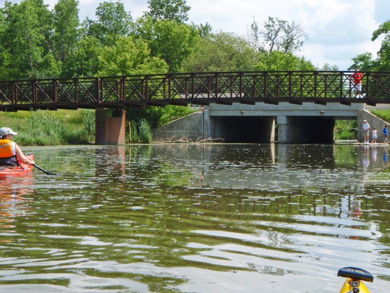 BusseWoodsKayak070309-7030146.jpg - Bridges:  Bike Trail, Higgins Rd
