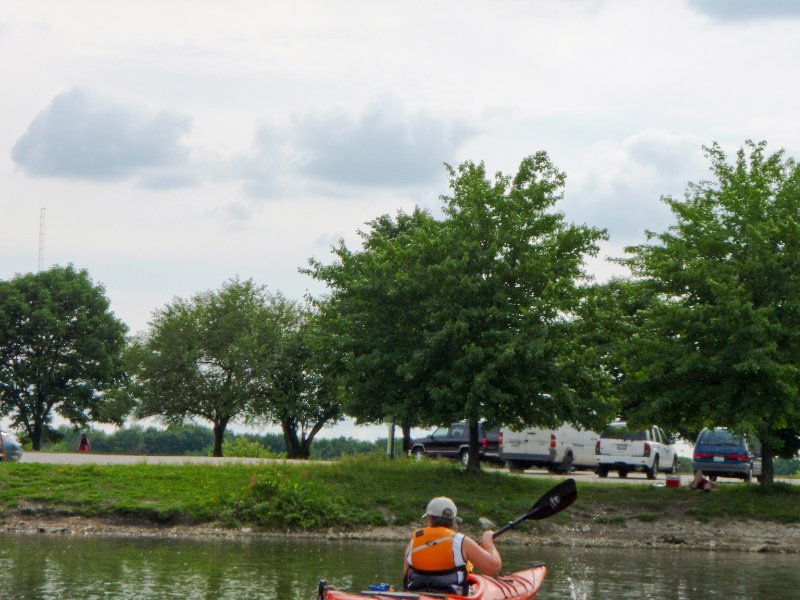 BusseWoodsKayak070309-7030165.jpg - Kayak Busse Lake Boat Launch