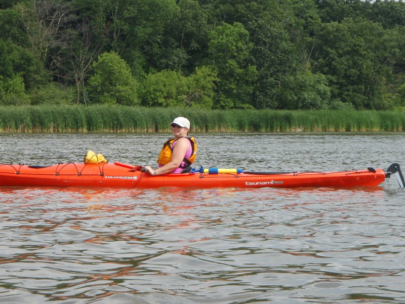 BusseWoodsKayak080809-8080024.jpg - Kayaking Busse Lake