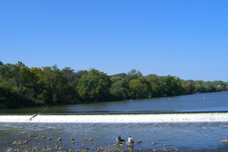 FoxRiver092709-2014.jpg - North Aurora Dam, View from State Street bridge