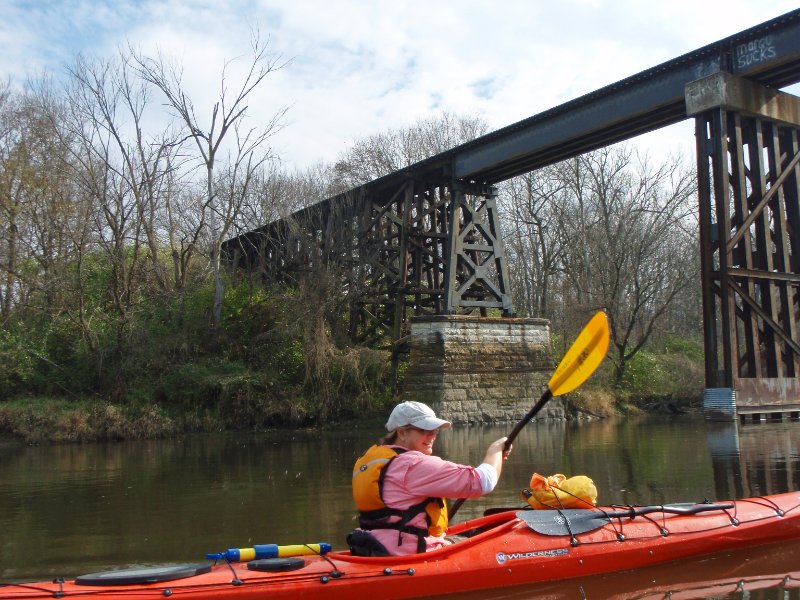 FoxRiverKayak110809-080010.jpg - 41st Road bridge over the Fox River