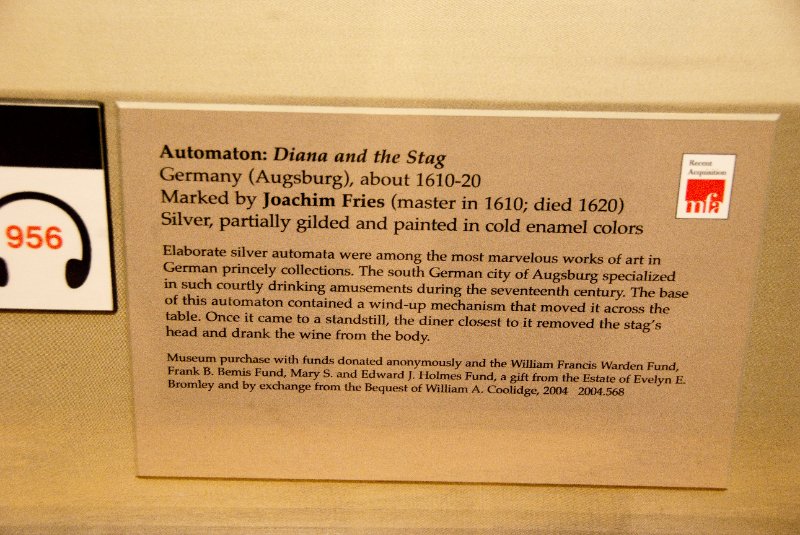 Boston041809-5239.jpg - "Automaton: Diana and the Stag" Silvery by Joachim Fries 1610-20