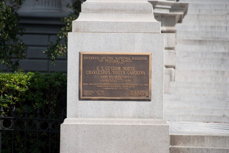 Charleston100309-9637.jpg - US Customs House, National Register of Historic Places. Oct 9, 1974