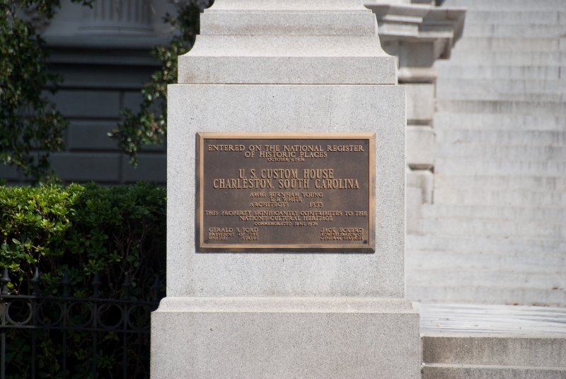 Charleston100309-9638.jpg - US Customs House, National Register of Historic Places. Oct 9, 1974