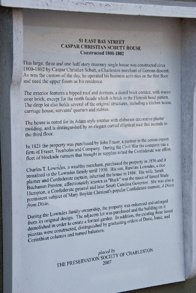 Charleston100309-9698.jpg - 51 East Bay Street, Caspar Christian Schutt House, 1900-1802