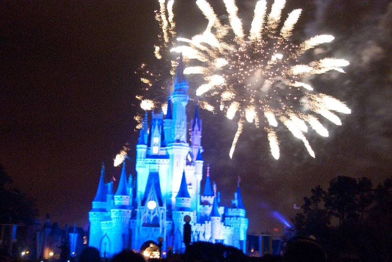 DisneyWorld022709-3462.jpg - Magic Kingdom - "WISHES" Fireworks Show