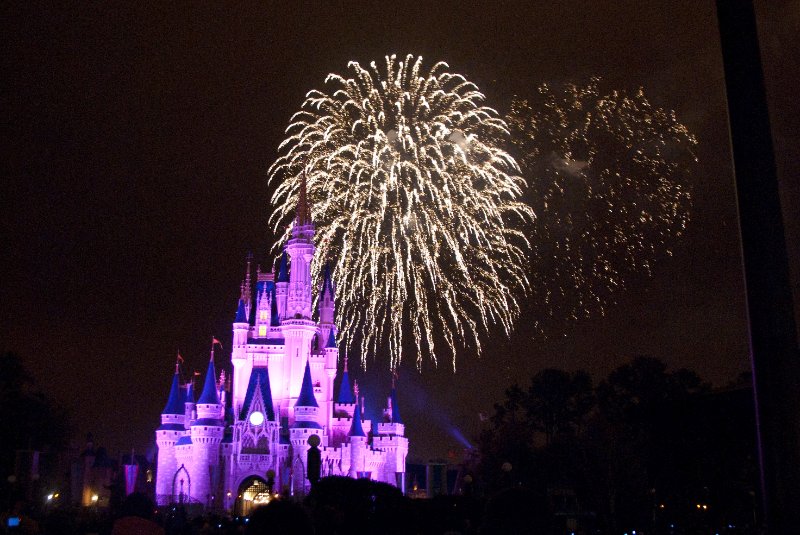 DisneyWorld022709-3470.jpg - Magic Kingdom - "WISHES" Fireworks Show