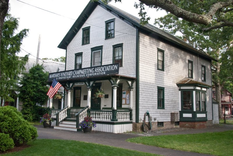 DSC_7903.jpg - Martha's Vineyard Campmeeting Association.  A Protestant Religious Corporation. Cottages at Oak Bluffs Camp Ground.