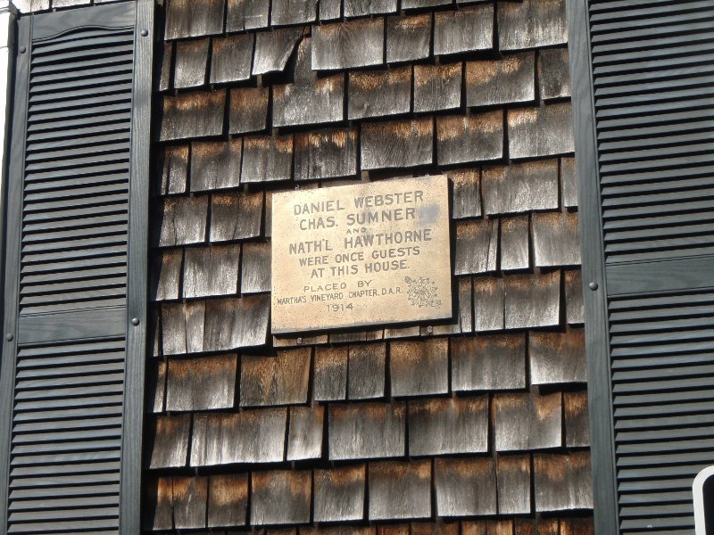 P7100033.jpg - The Edgartown Inn. Daniel Webster, Chas Sumner, and Nath'l Hawthorne were Once Guests at the House.