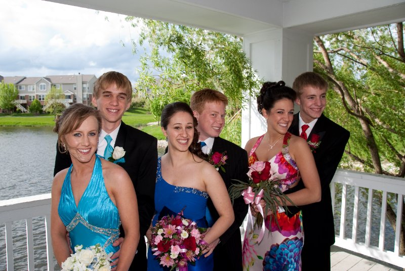 PromMay09-6341.jpg - Prom Group Pictures at Hidden Lake Gazebo in Lisle