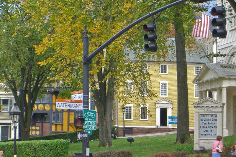 Providence101009-2068.jpg - Waterman and North Main St. Walking Tour of Historic Rhode Island School of Design Campus