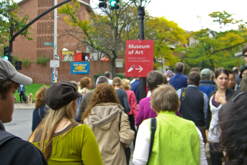 Providence101009-2075.jpg - Benefit and Waterman. Walking Tour of Historic Rhode Island School of Design Campus