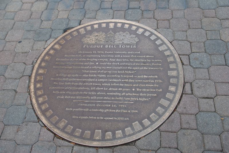 Purdue092609-9531.jpg - Purdue Bell Tower. Dedicated October 14, 1995