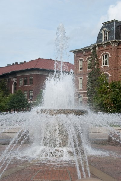 Purdue092609-9547.jpg - Loeb Fountain, Recitation Building (background)