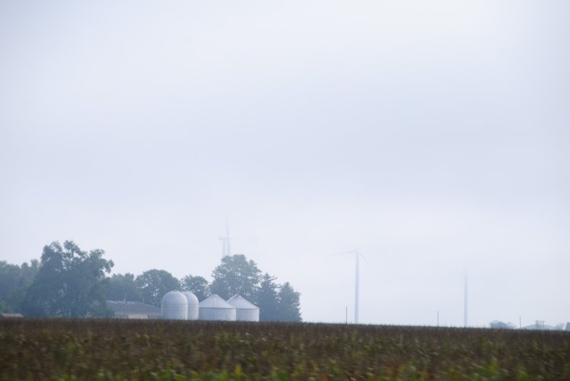 Purdue092609-9616.jpg - Windmill Farm. Driving North on I65, Leaving Lafayette, IN