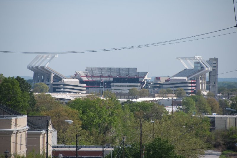 USC040409-4637.jpg - Williams-Brice Stadium, view from Main Street at  Blossom St