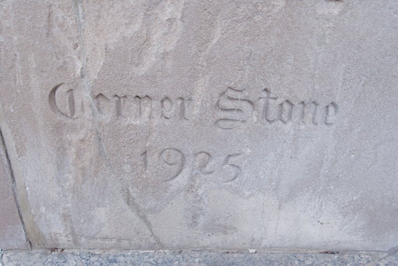 Chicago042809-5761.jpg - Tribune Tower, Corner Stone 1925