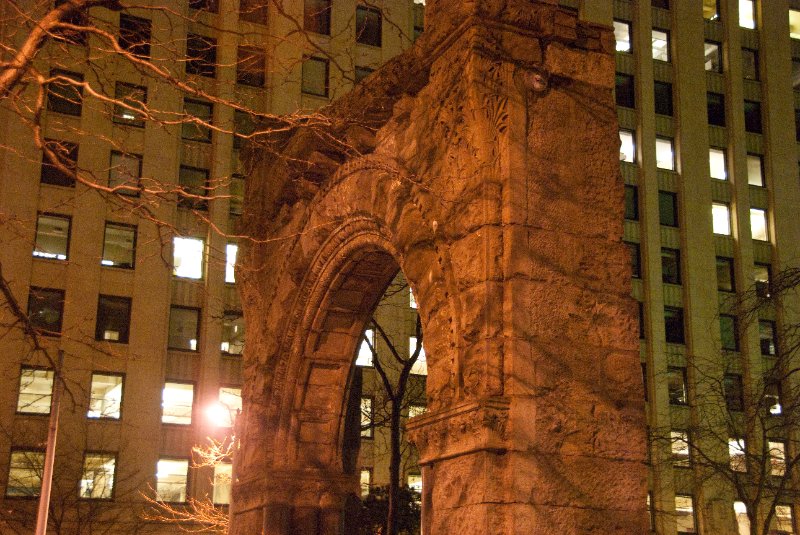 Seattle031509-4026.jpg - Arch remnant from the former Burke Building, 1895